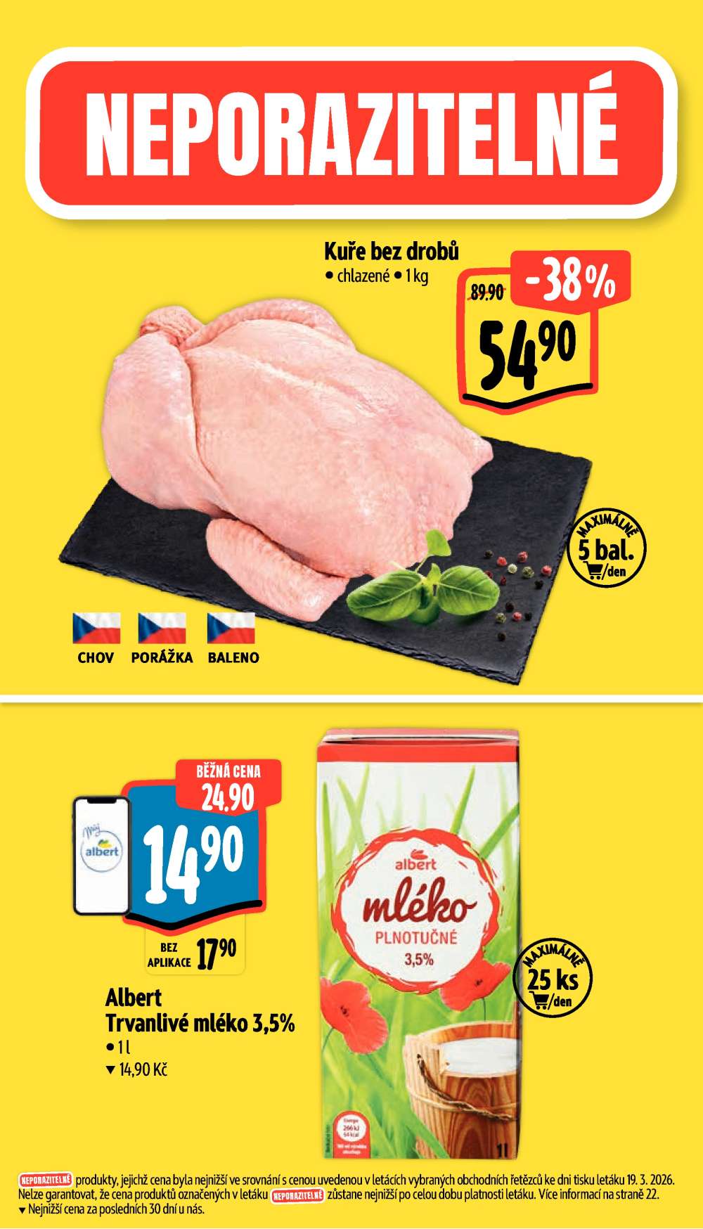 Leták Albert Supermarket leták - Brno, Ečerova - strana 2