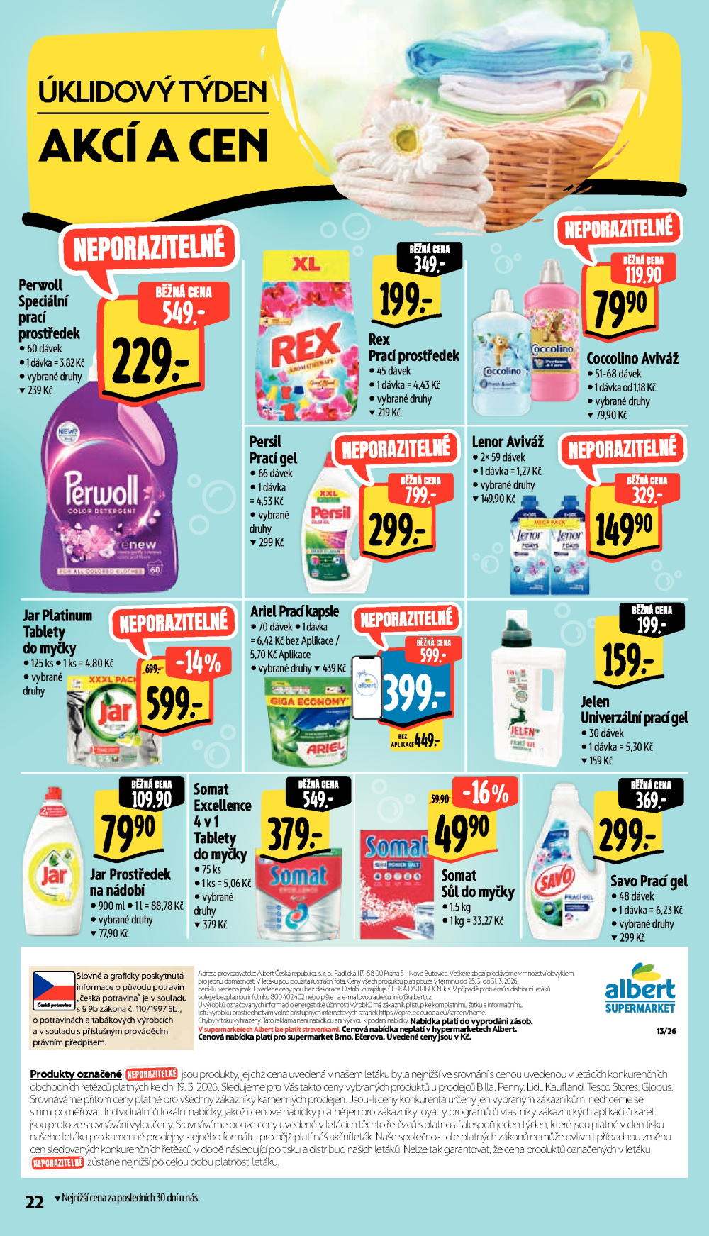 Leták Albert Supermarket leták - Brno, Ečerova - strana 36