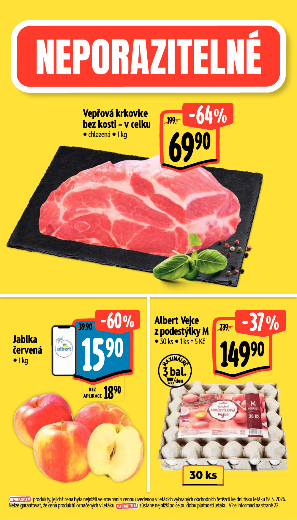 Leták Albert Supermarket leták - Brno, Ečerova - strana 3