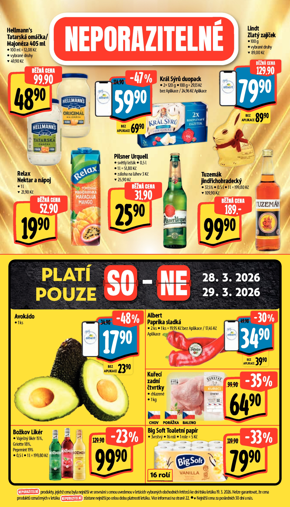 Leták Albert Supermarket leták - Brno, Ečerova - strana 48