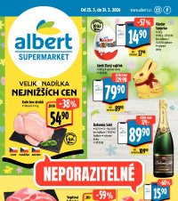 Akční leták Albert Supermarket 