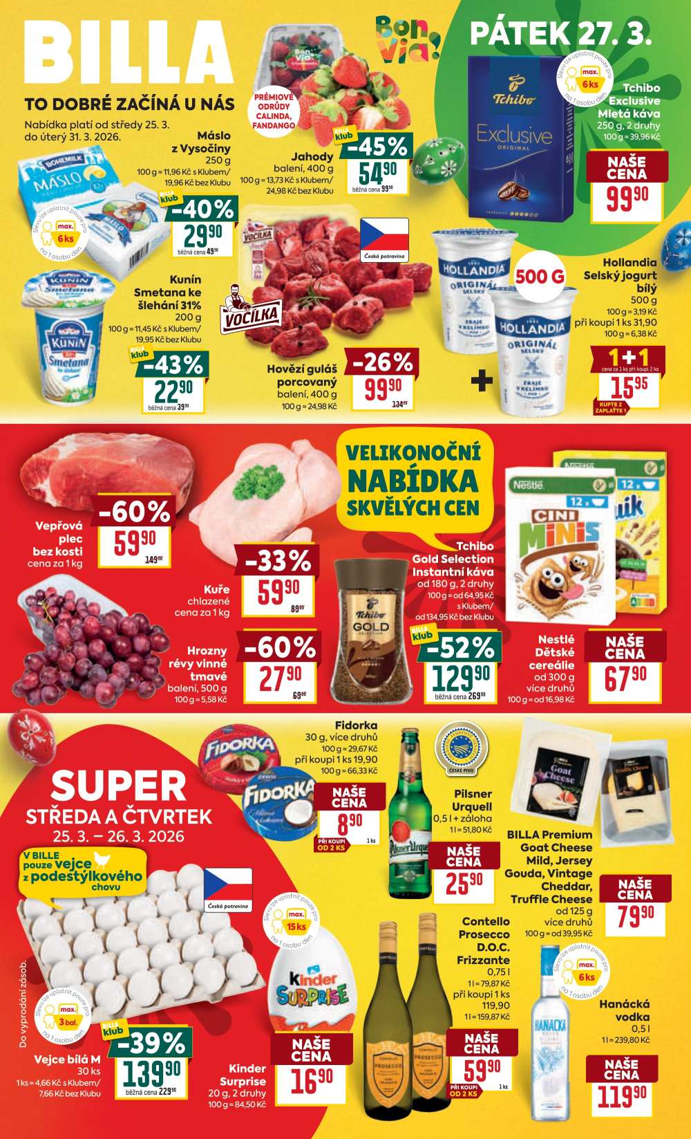 Leták BILLA malý leták - strana 1