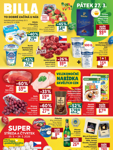 BILLA malý leták