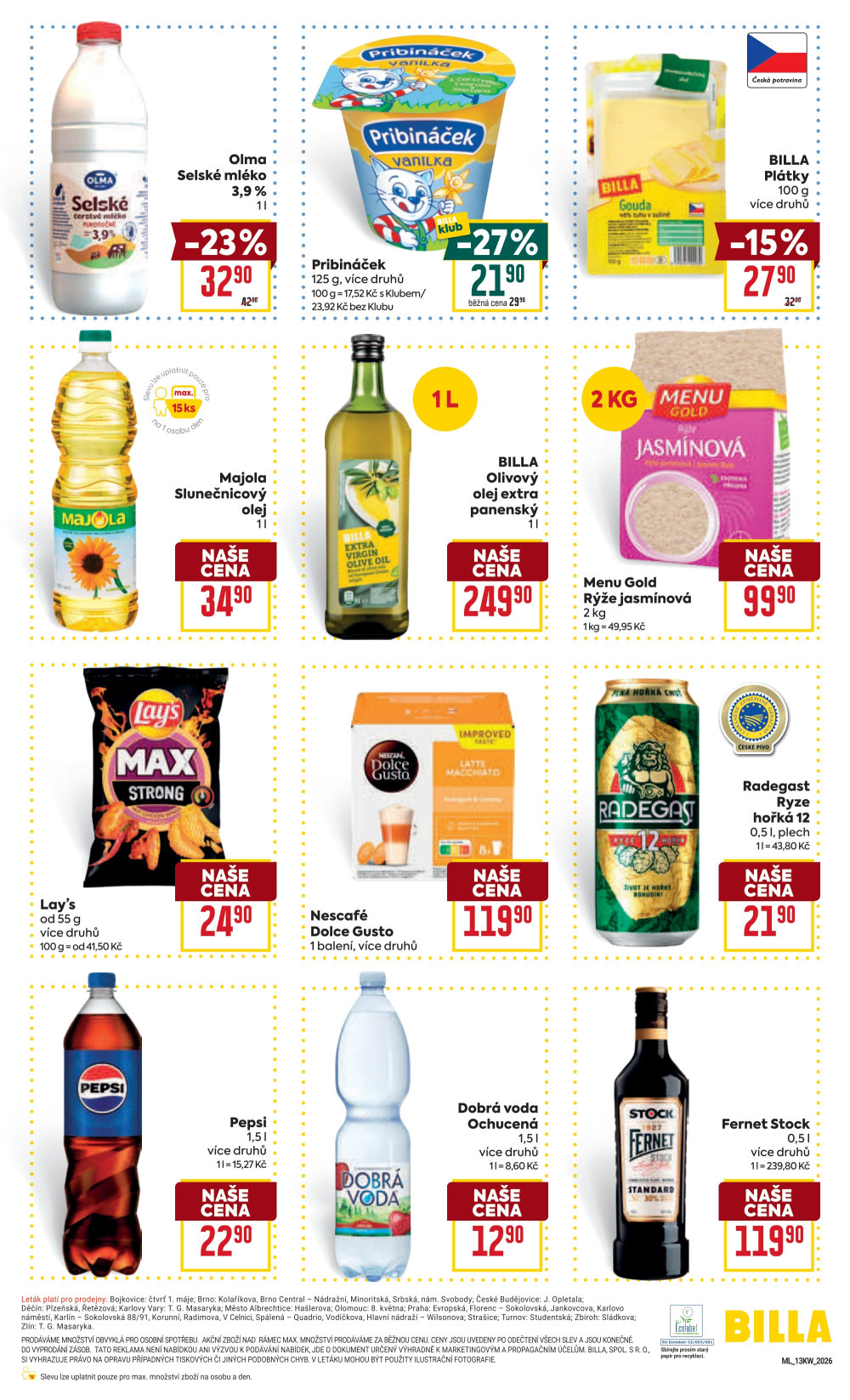Leták BILLA malý leták - strana 3