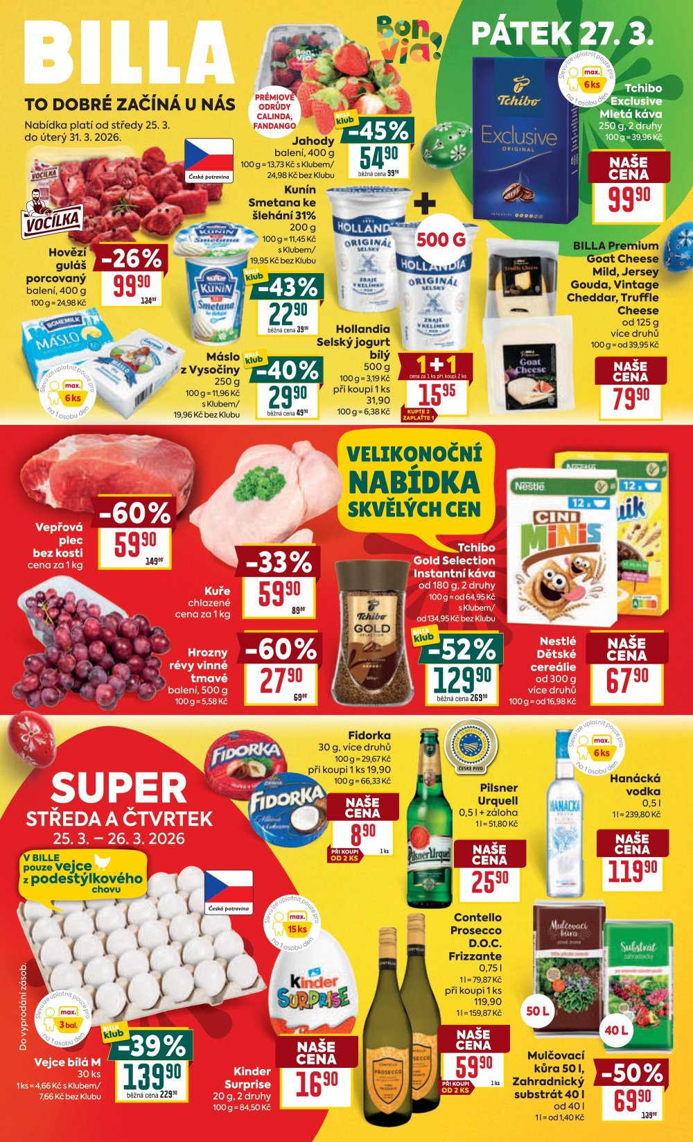 Leták BILLA velký leták - strana 1