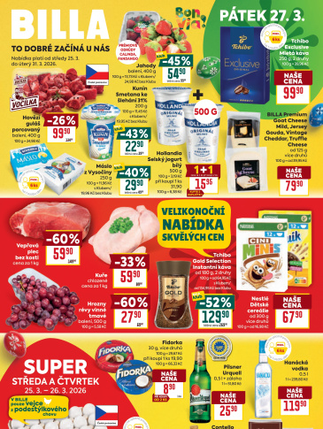 BILLA velký leták