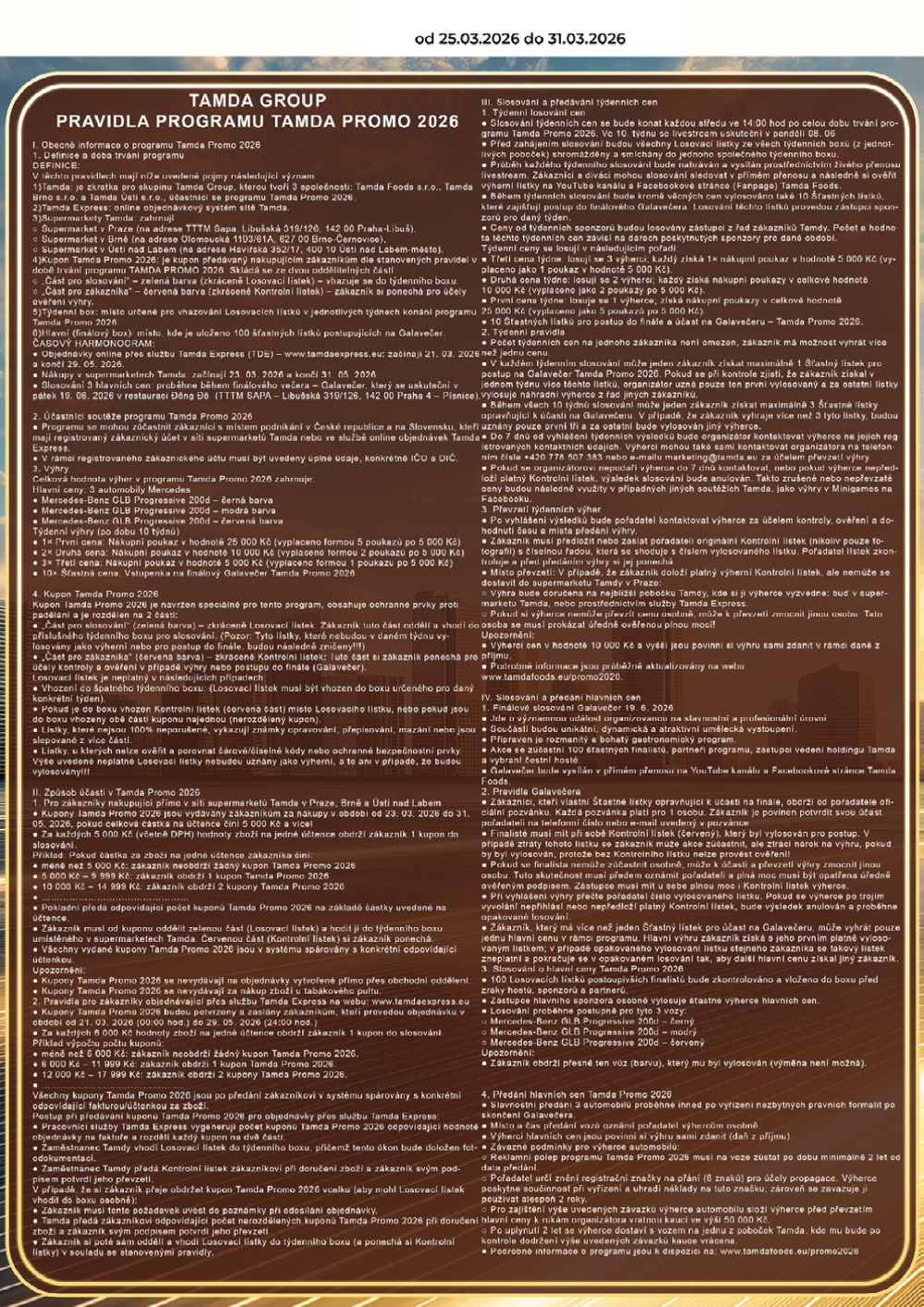 Leták TAMDA FOODS leták - strana 3