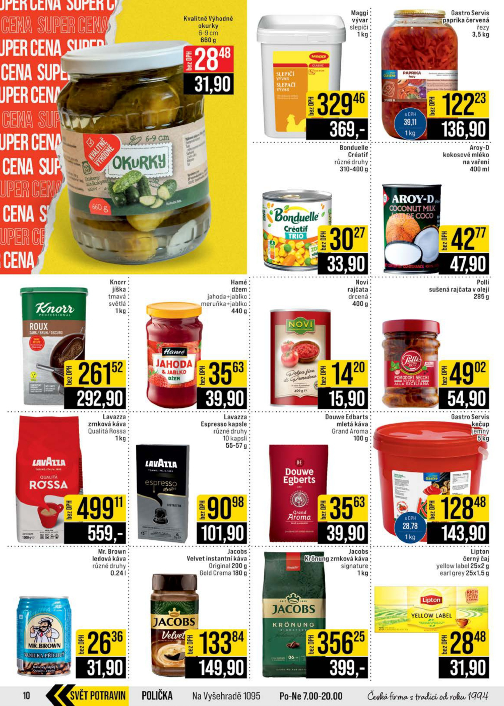 Leták JIP leták CC Cash & Carry - České Budějovice, Most, Náchod, Svoboda nad Úpou, Sušice - strana 10