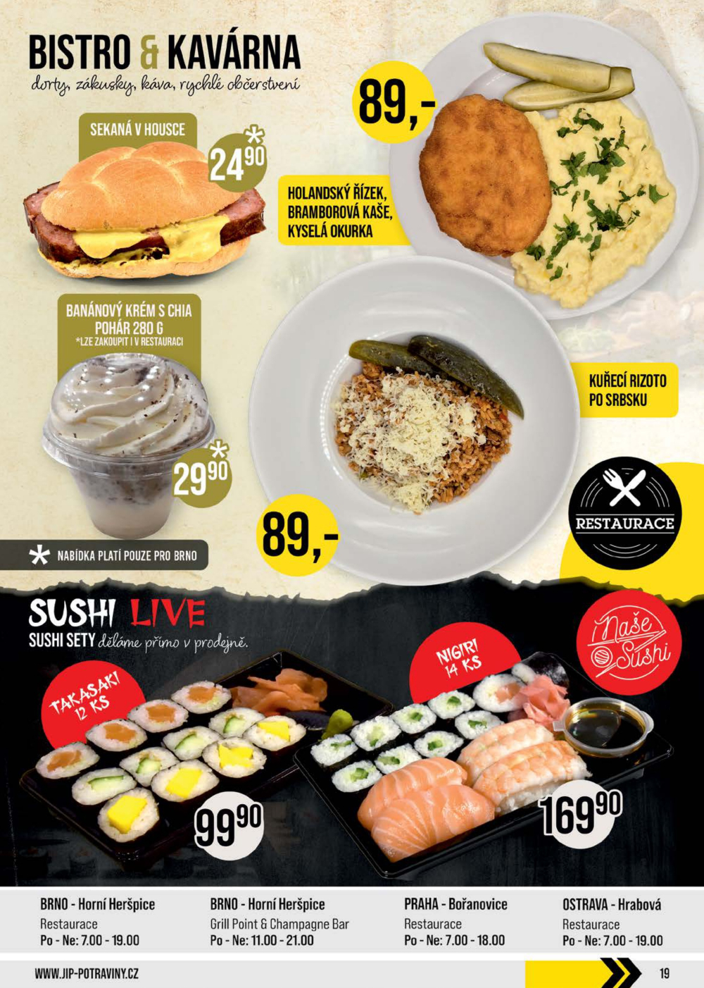 Leták JIP leták CC Cash & Carry - České Budějovice, Most, Náchod, Svoboda nad Úpou, Sušice - strana 19