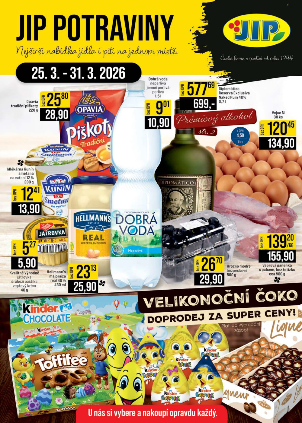 Leták JIP leták CC Cash & Carry - České Budějovice, Most, Náchod, Svoboda nad Úpou, Sušice - strana 1
