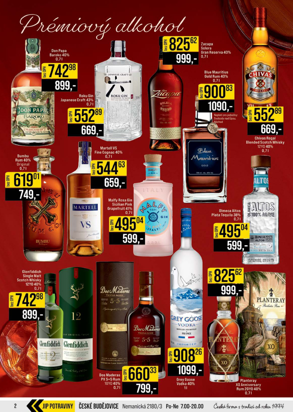 Leták JIP leták CC Cash & Carry - České Budějovice, Most, Náchod, Svoboda nad Úpou, Sušice - strana 2