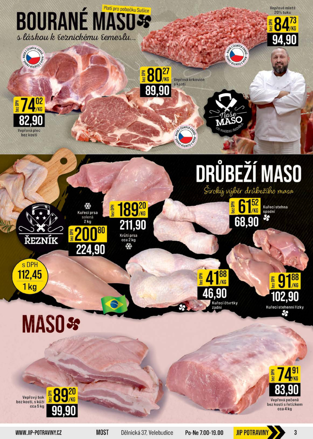 Leták JIP leták CC Cash & Carry - České Budějovice, Most, Náchod, Svoboda nad Úpou, Sušice - strana 3