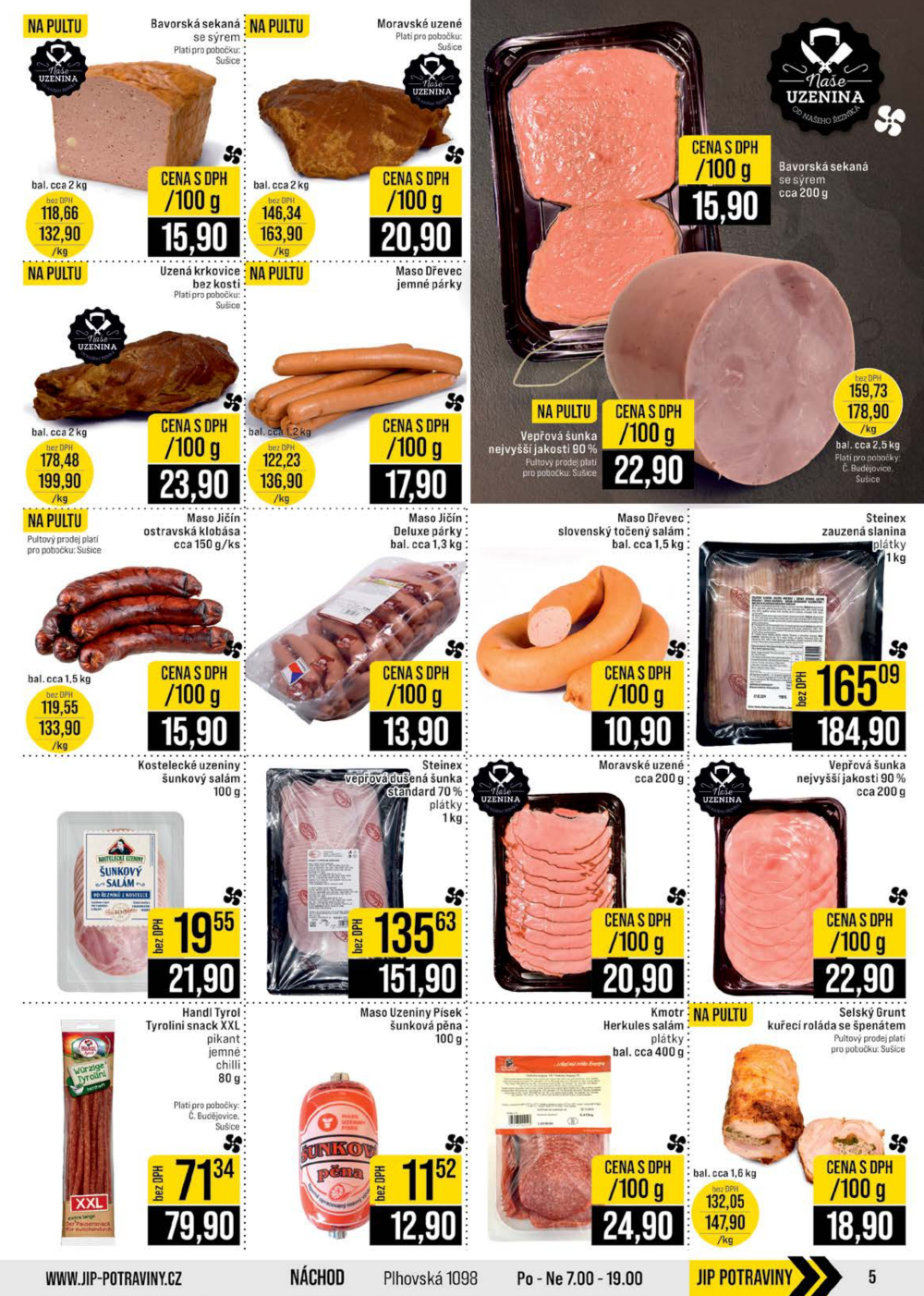 Leták JIP leták CC Cash & Carry - České Budějovice, Most, Náchod, Svoboda nad Úpou, Sušice - strana 5