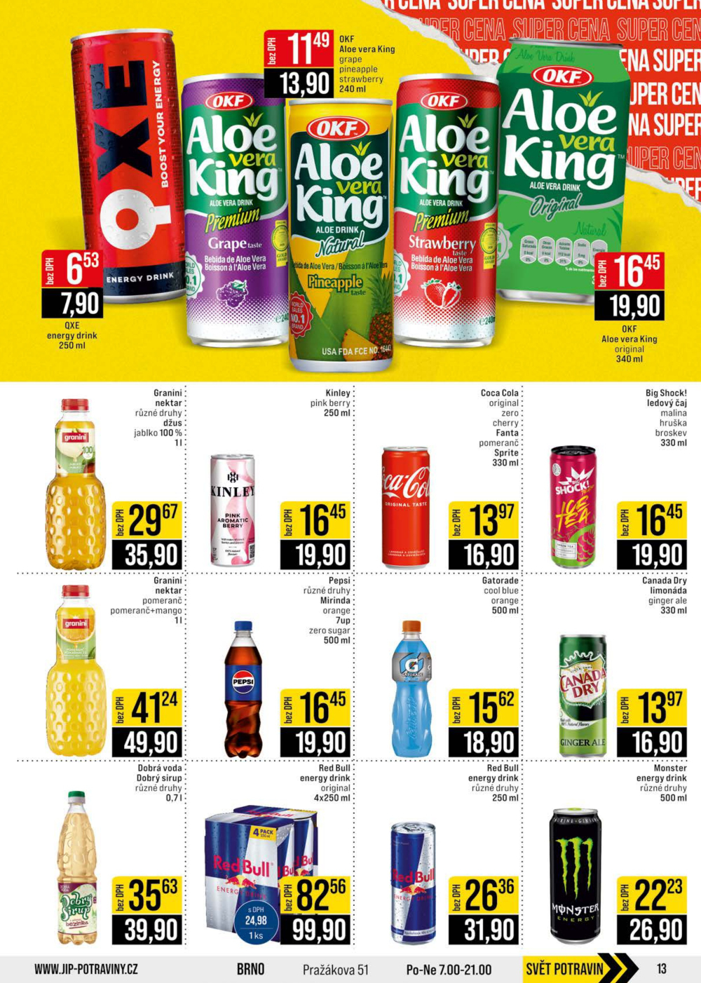 Leták JIP leták CC Cash & Carry - Brno, Ostrava, Praha, Polička, Olomouc, Karlovy Vary, Zlín, Jilemnice, Pardubice - strana 13