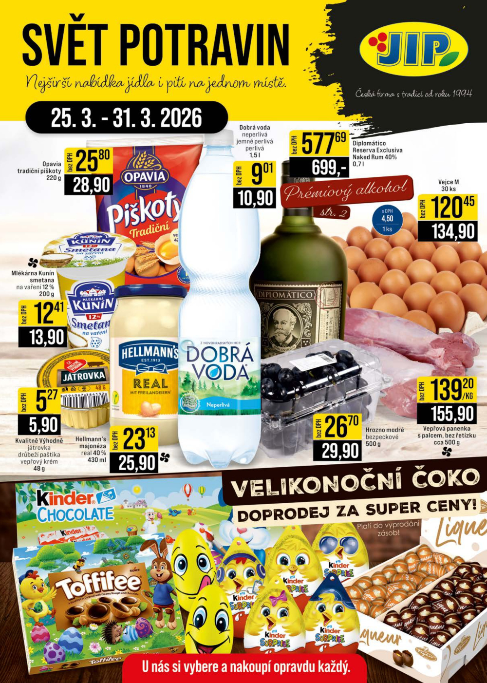 Leták JIP leták CC Cash & Carry - Brno, Ostrava, Praha, Polička, Olomouc, Karlovy Vary, Zlín, Jilemnice, Pardubice - strana 1