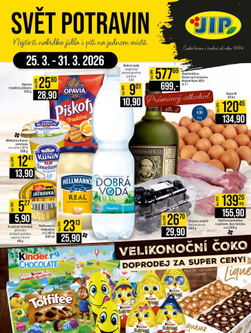 JIP leták CC Cash & Carry - Brno, Ostrava, Praha, Polička, Olomouc, Karlovy Vary, Zlín, Jilemnice, Pardubice
