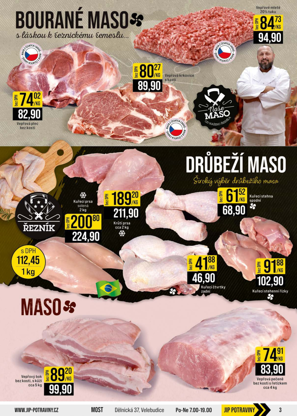 Leták JIP leták CC Cash & Carry - Brno, Ostrava, Praha, Polička, Olomouc, Karlovy Vary, Zlín, Jilemnice, Pardubice - strana 3