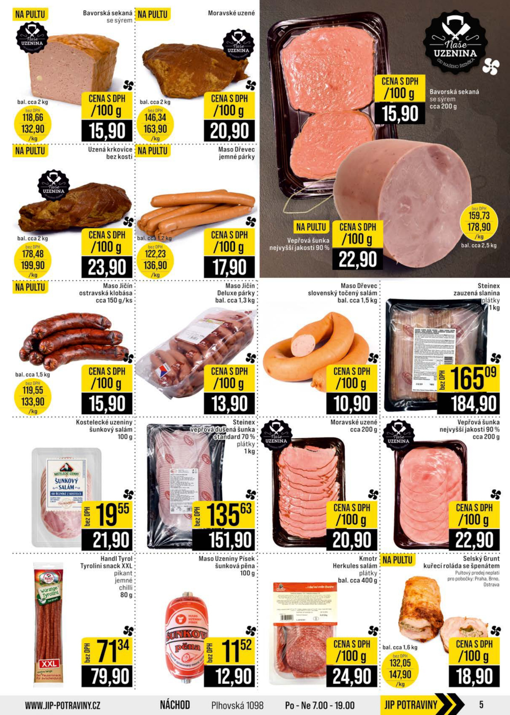 Leták JIP leták CC Cash & Carry - Brno, Ostrava, Praha, Polička, Olomouc, Karlovy Vary, Zlín, Jilemnice, Pardubice - strana 5