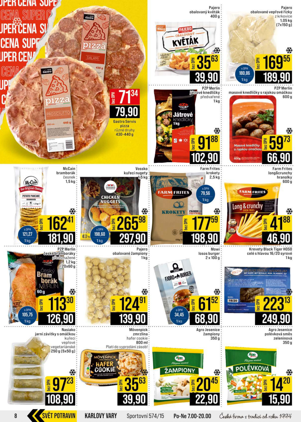 Leták JIP leták CC Cash & Carry - Brno, Ostrava, Praha, Polička, Olomouc, Karlovy Vary, Zlín, Jilemnice, Pardubice - strana 8