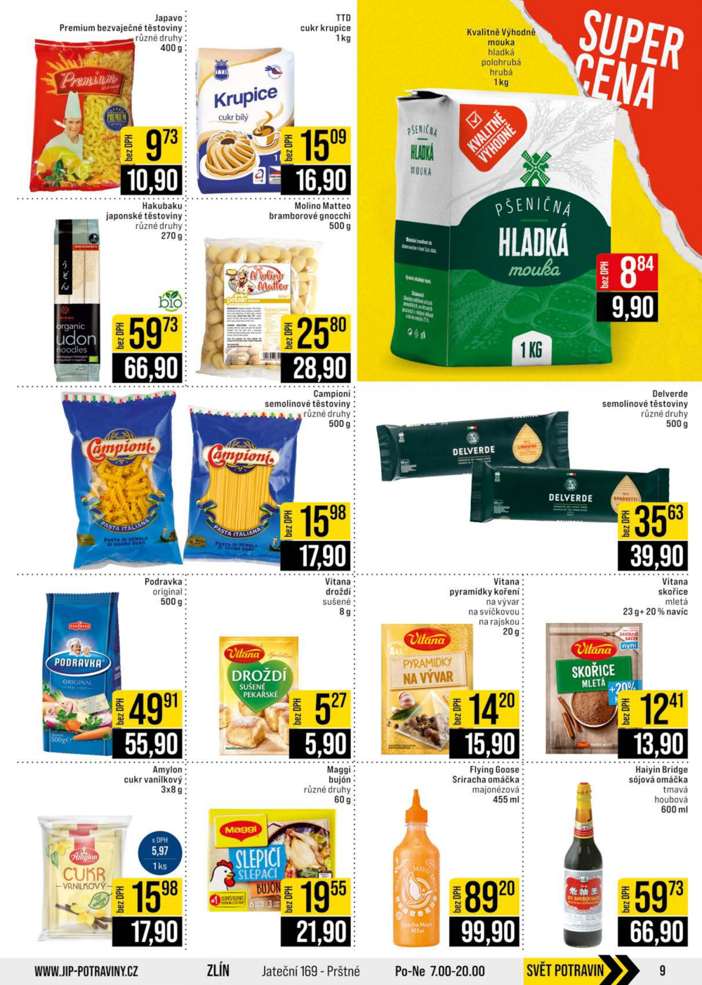 Leták JIP leták CC Cash & Carry - Brno, Ostrava, Praha, Polička, Olomouc, Karlovy Vary, Zlín, Jilemnice, Pardubice - strana 9