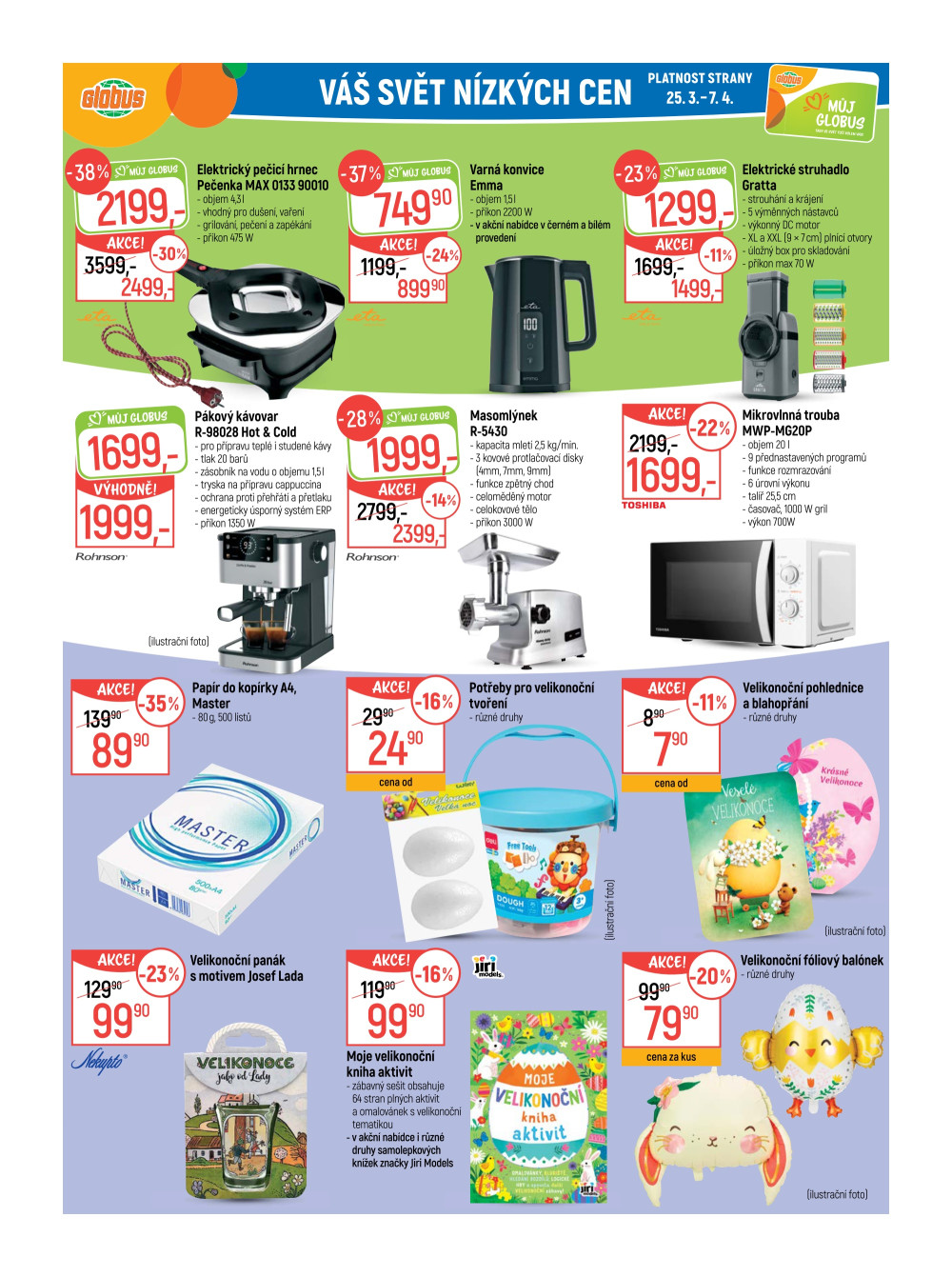 Leták Globus leták Praha - Černý Most - strana 31