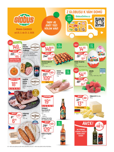 Globus leták Praha - Čakovice