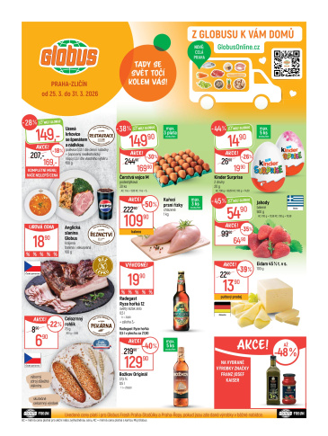 Globus leták Praha - Zličín