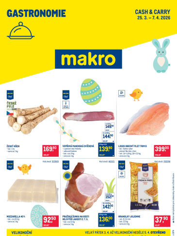 Makro leták - Gastronomie