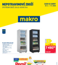 Akční leták Makro  - Spotřební zboží, úklid, kosmetika