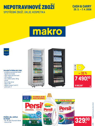 Makro leták - Spotřební zboží, úklid, kosmetika