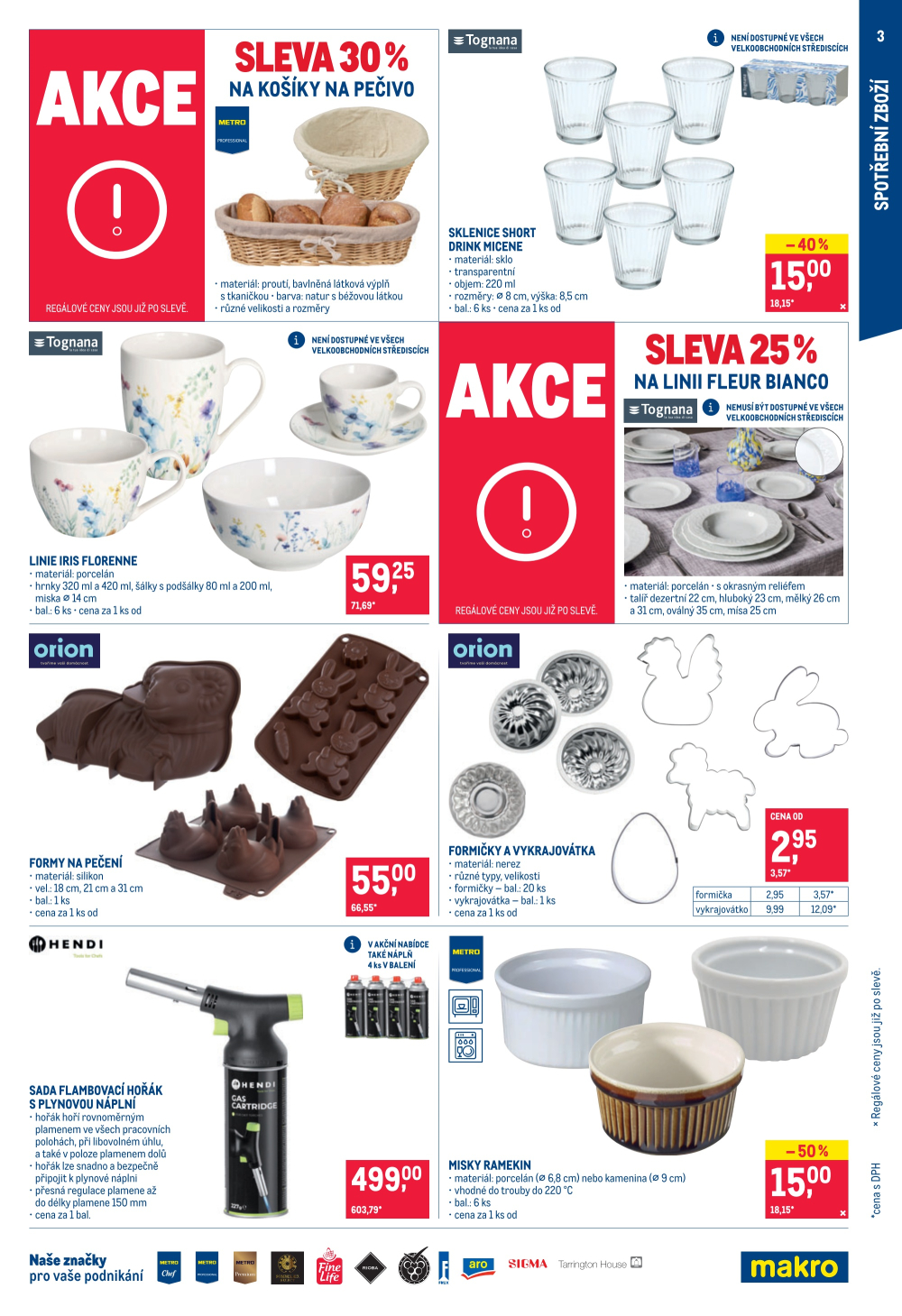 Leták Makro leták - Spotřební zboží, úklid, kosmetika - strana 3