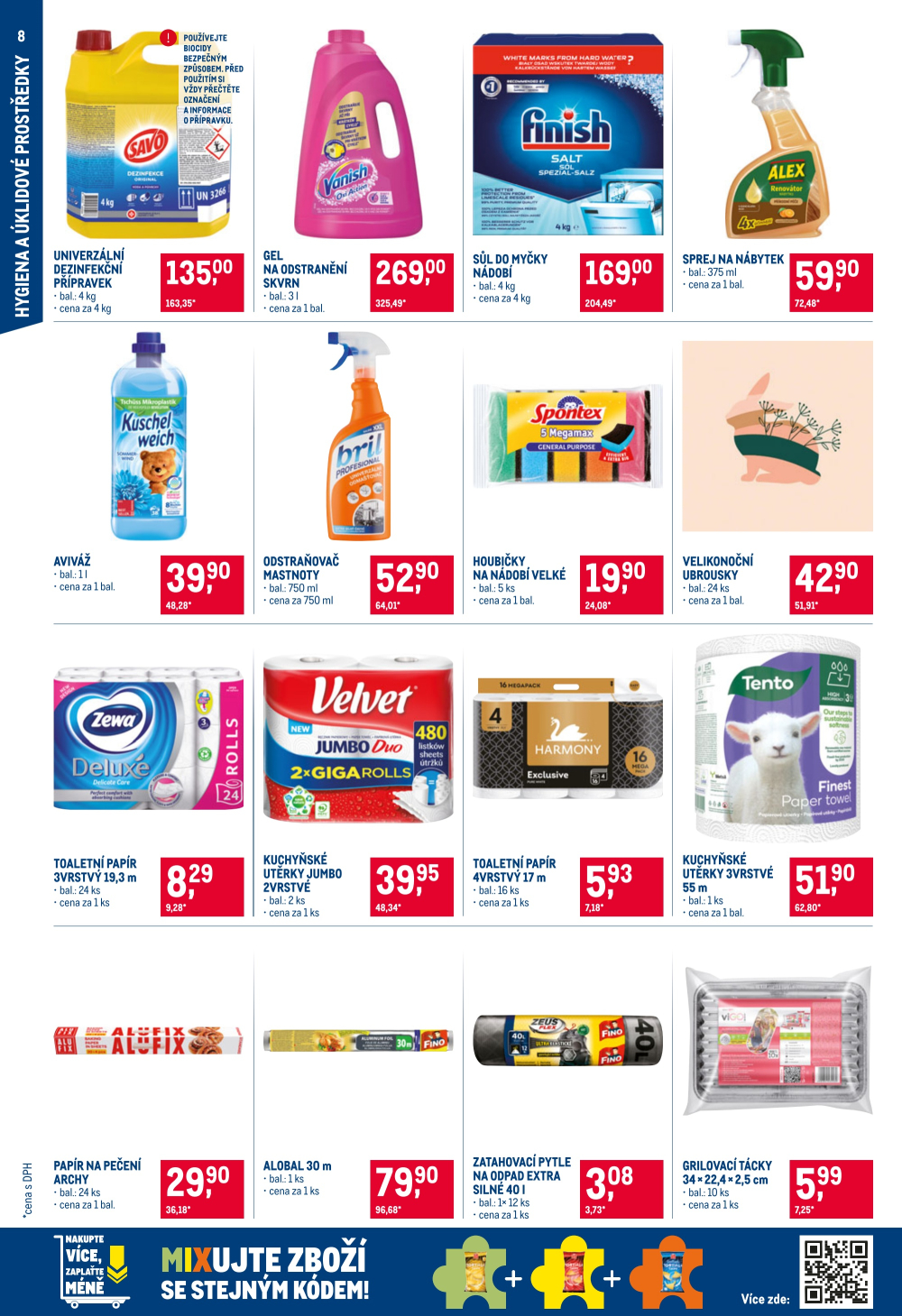 Leták Makro leták - Spotřební zboží, úklid, kosmetika - strana 8