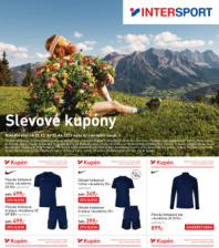 Akční leták Intersport - Slevové kupóny