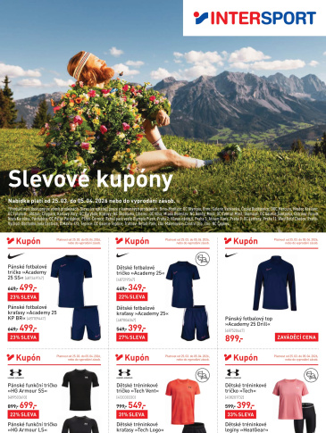 Intersport - Slevové kupóny