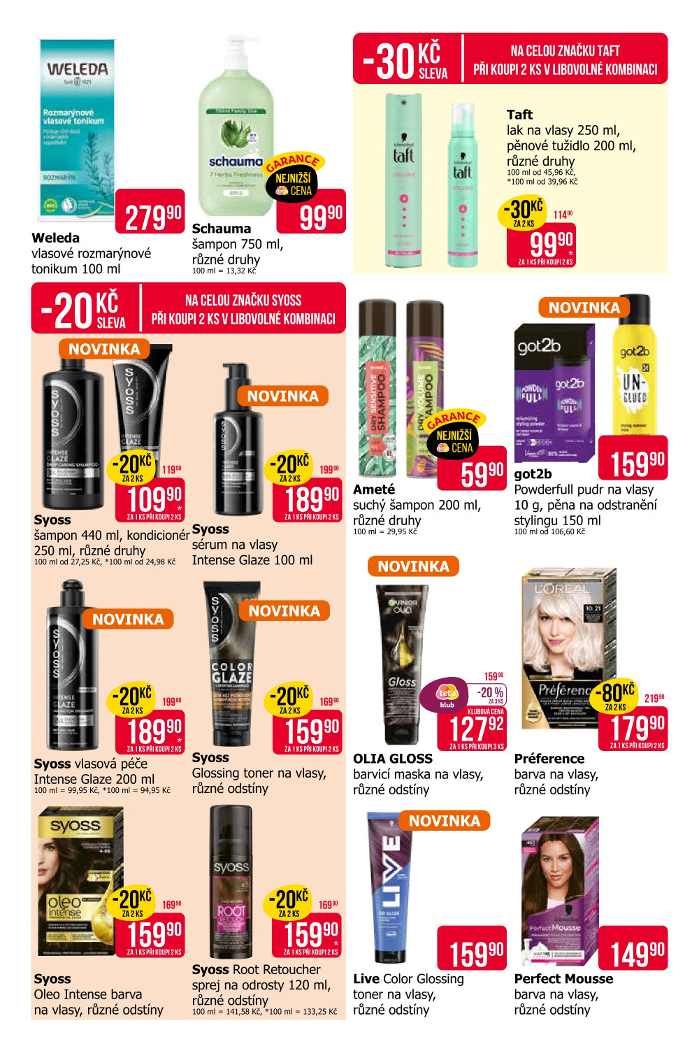 Leták Teta drogerie leták - strana 9