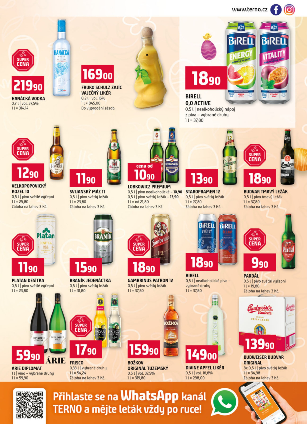 Leták Terno leták - Trhové Sviny, Bechyně, Třeboň, Týn nad Vltavou, České Budějovice, Borovany - strana 13