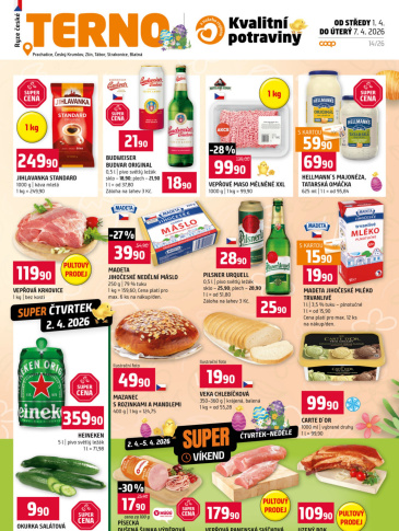 Terno leták - Strakonice, Blatná