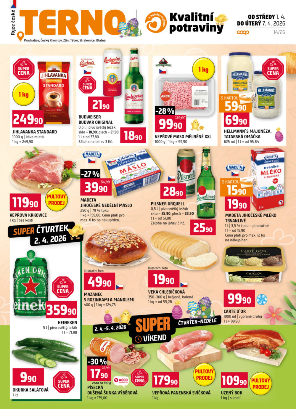 Leták Terno leták - Tábor - strana 1