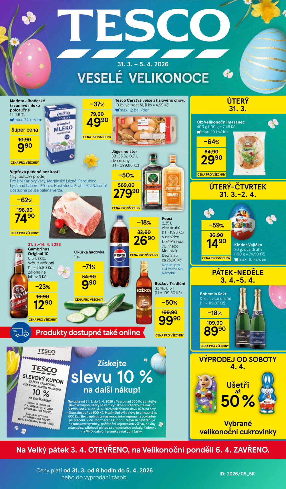 Leták Tesco hypermarket leták - strana 1