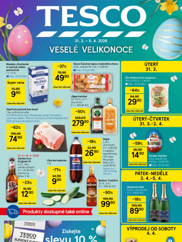 Tesco hypermarket leták