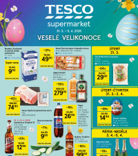Akční leták Tesco supermarket 