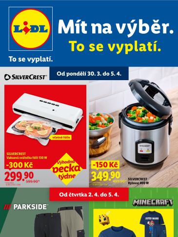 Lidl leták - Nabídka spotřebního zboží