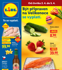 Akční leták Lidl  od čtvrtka