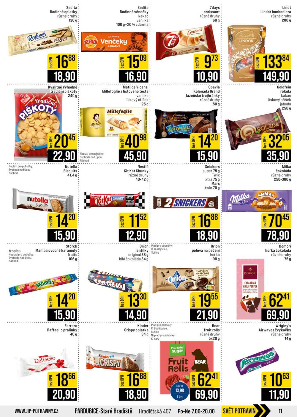 Leták JIP leták CC Cash & Carry - České Budějovice, Most, Náchod, Svoboda nad Úpou, Sušice - strana 11