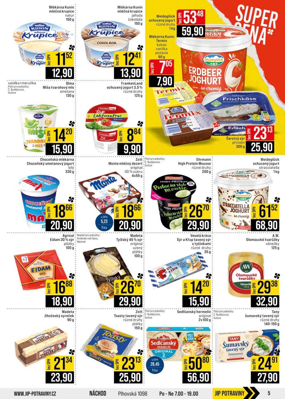 Leták JIP leták CC Cash & Carry - České Budějovice, Most, Náchod, Svoboda nad Úpou, Sušice - strana 5