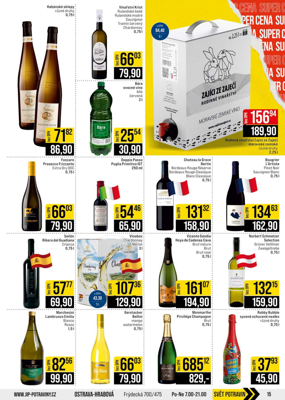 Leták JIP leták CC Cash & Carry - Brno, Ostrava, Praha, Polička, Olomouc, Karlovy Vary, Zlín, Jilemnice, Pardubice - strana 15