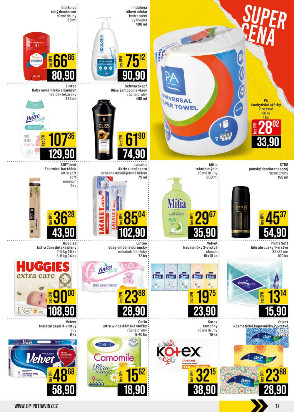 Leták JIP leták CC Cash & Carry - Brno, Ostrava, Praha, Polička, Olomouc, Karlovy Vary, Zlín, Jilemnice, Pardubice - strana 17