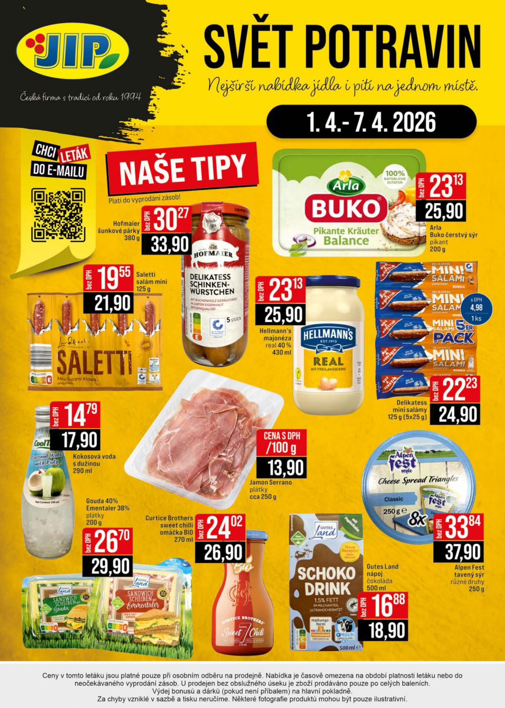 Leták JIP leták CC Cash & Carry - Brno, Ostrava, Praha, Polička, Olomouc, Karlovy Vary, Zlín, Jilemnice, Pardubice - strana 20