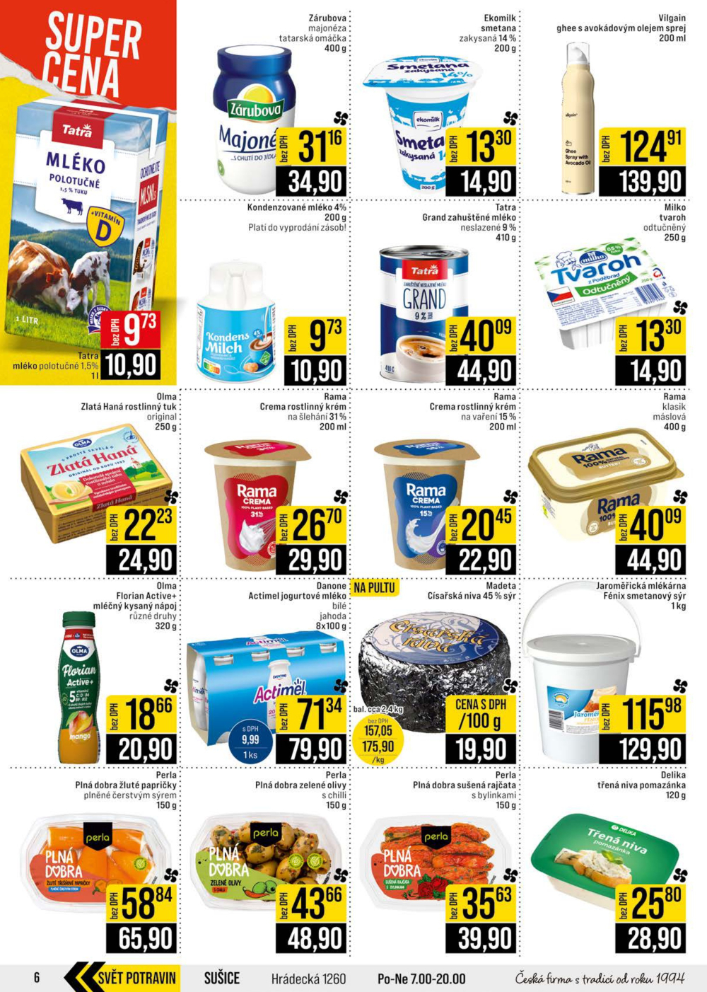 Leták JIP leták CC Cash & Carry - Brno, Ostrava, Praha, Polička, Olomouc, Karlovy Vary, Zlín, Jilemnice, Pardubice - strana 6