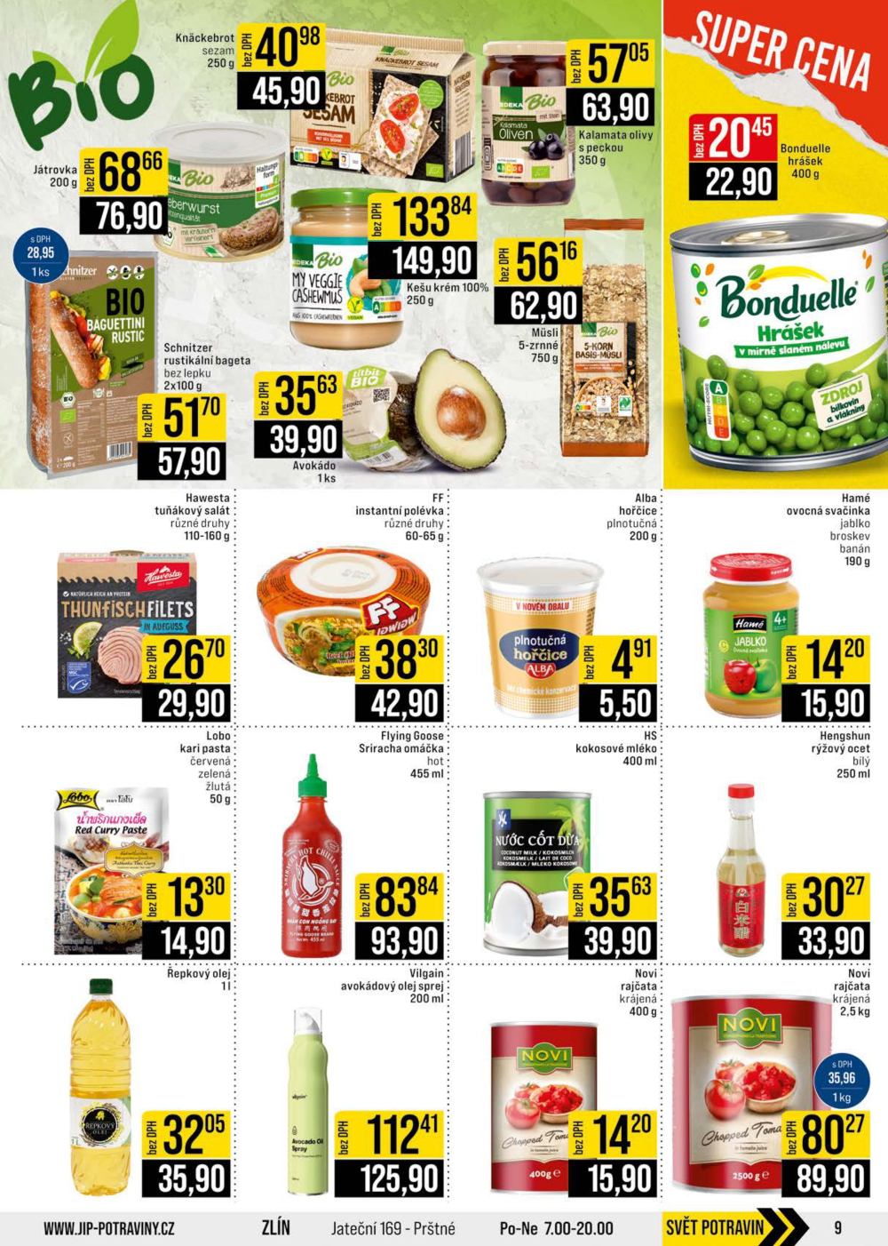 Leták JIP leták CC Cash & Carry - Brno, Ostrava, Praha, Polička, Olomouc, Karlovy Vary, Zlín, Jilemnice, Pardubice - strana 9